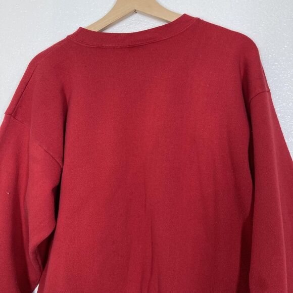 Vintage MBC Sweatshirt Mens XL Christmas Village Graphic Crewneck Made USA 90s - Picture 10 of 15